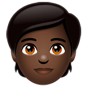 🧑🏿 Emoji Erwachsener: dunkle Hautfarbe WhatsApp 2.22.8.79.
