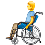 🧑‍🦽 Emoji Person in manuellem Rollstuhl WhatsApp 2.22.8.79.