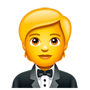 Emoji 🤵 Persona In Smoking su WhatsApp 2.22.8.79.