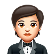 🤵🏻 Emoji Persona Con Esmoquin: Tono De Piel Claro en WhatsApp 2.22.8.79.