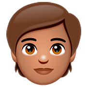 Emoji 🧑🏽 Persona: Carnagione Olivastra su WhatsApp 2.22.8.79.