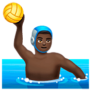 🤽🏿 Emoji Pessoa Jogando Polo Aquático: Pele Escura na WhatsApp 2.22.8.79.