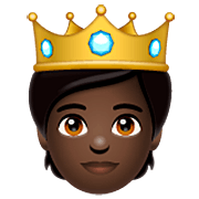 Emoji 🫅🏿 Persona Con La Corona: Carnagione Scura su WhatsApp 2.22.8.79.