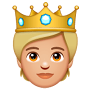 Emoji 🫅🏼 Persona Con La Corona: Carnagione Abbastanza Chiara su WhatsApp 2.22.8.79.