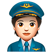 Emoji 🧑🏻‍✈️ Pilota: Carnagione Chiara su WhatsApp 2.22.8.79.