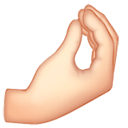 🤌🏻 Emoji Dedos Pellizcados: Tono De Piel Claro en WhatsApp 2.22.8.79.