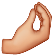 🤌🏼 Emoji Dedos Pellizcados: Tono De Piel Claro Medio en WhatsApp 2.22.8.79.