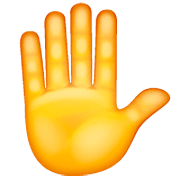 ✋ Emoji Mão Levantada na WhatsApp 2.22.8.79.