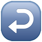 Emoji ↩️ Freccia Curva A Sinistra su WhatsApp 2.22.8.79.