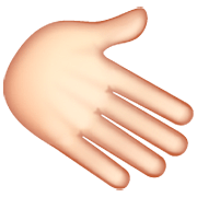 🫱🏻 Emoji Mão Direita: Pele Clara na WhatsApp 2.22.8.79.
