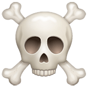 ☠️ Emoji Totenkopf mit gekreuzten Knochen WhatsApp 2.22.8.79.