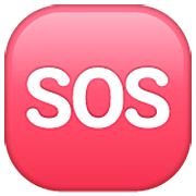🆘 Emoji Símbolo De Socorro en WhatsApp 2.22.8.79.
