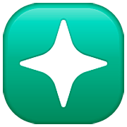 Emoji ❇️ Scintilla Stilizzata su WhatsApp 2.22.8.79.