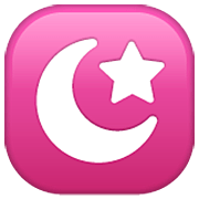 ☪️ Emoji Estrela E Lua Crescente na WhatsApp 2.22.8.79.