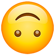 Emoji 🙃 Faccina Sottosopra su WhatsApp 2.22.8.79.