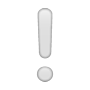 Emoji ❕ Punto Esclamativo Bianco su WhatsApp 2.22.8.79.