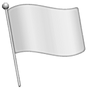 Emoji 🏳️ Bandiera Bianca su WhatsApp 2.22.8.79.