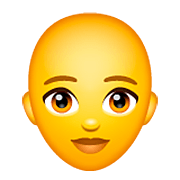 Emoji 👩‍🦲 Donna: Calvo su WhatsApp 2.22.8.79.