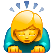 Emoji 🙇‍♀️ Donna Che Fa Inchino Profondo su WhatsApp 2.22.8.79.