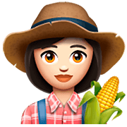 Emoji 👩🏻‍🌾 Contadina: Carnagione Chiara su WhatsApp 2.22.8.79.