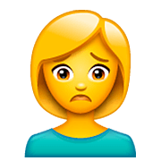 🙍‍♀️ Emoji Mujer Frunciendo El Ceño en WhatsApp 2.22.8.79.