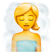 🧖‍♀️ Emoji Mujer En Una Sauna en WhatsApp 2.22.8.79.