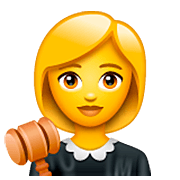 Émoji 👩‍⚖️ Juge Femme sur WhatsApp 2.22.8.79.