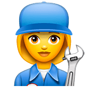 Emoji 👩‍🔧 Meccanico Donna su WhatsApp 2.22.8.79.
