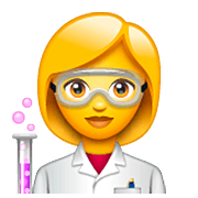 Emoji 👩‍🔬 Scienziata su WhatsApp 2.22.8.79.