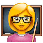 Emoji 👩‍🏫 Professoressa su WhatsApp 2.22.8.79.