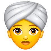 Emoji 👳‍♀️ Donna Con Turbante su WhatsApp 2.22.8.79.