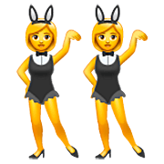 👯‍♀️ Emoji Mujeres Con Orejas De Conejo en WhatsApp 2.22.8.79.