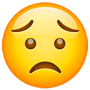 😟 Emoji besorgtes Gesicht WhatsApp 2.22.8.79.