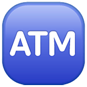 Emoji 🏧 Simbolo Dello Sportello Bancomat su WhatsApp 2.23.2.72.