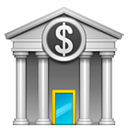 Emoji 🏦 Banca su WhatsApp 2.23.2.72.
