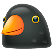 Émoji 🐦‍⬛ Oiseau Noir sur WhatsApp 2.23.2.72.