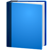 Emoji 📘 Libro Blu su WhatsApp 2.23.2.72.