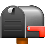 Emoji 📪 Cassetta Postale Chiusa Bandierina Abbassata su WhatsApp 2.23.2.72.