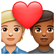 Émoji 🧑🏼‍❤️‍🧑🏾 Couple Avec Cœur: Personne, Personne, Peau Moyennement Claire, Peau Mate sur WhatsApp 2.23.2.72.