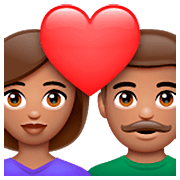Émoji 👩🏽‍❤️‍👨🏽 Couple Avec Cœur - Femme: Peau Légèrement Mate, Homme: Peau Légèrement Mate sur WhatsApp 2.23.2.72.