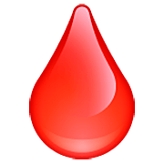Emoji 🩸 Goccia Di Sangue su WhatsApp 2.23.2.72.