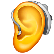 Emoji 🦻 Orecchio Con Apparecchio Acustico su WhatsApp 2.23.2.72.