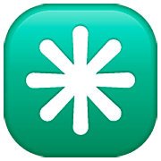 Émoji ✳️ Astérisque Huit Branches sur WhatsApp 2.23.2.72.