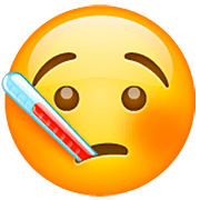 Emoji 🤒 Faccina Con Termometro su WhatsApp 2.23.2.72.