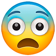 Emoji 😨 Faccina Impaurita su WhatsApp 2.23.2.72.