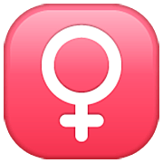 ♀️ Emoji Símbolo De Feminino na WhatsApp 2.23.2.72.