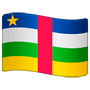 Flagge: Zentralafrikanische Republik WhatsApp 2.23.2.72.