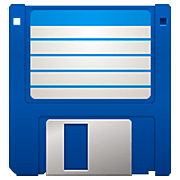 Emoji 💾 Floppy Disc su WhatsApp 2.23.2.72.