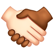 🫱🏻‍🫲🏾 Emoji Handschlag: helle Hautfarbe, mitteldunkle Hautfarbe WhatsApp 2.23.2.72.