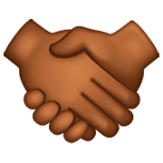 🤝🏾 Emoji Handschlag, mitteldunkle Hautfarbe WhatsApp 2.23.2.72.